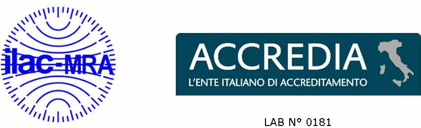 ORGANIZZAZIONE CON SISTEMA DI GESTIONE CERTIFICATO UNI EN ISO 9001 UNI EN ISO 14001 BS OHSAS 18001 ISCRIZIONE NELL ELENCO DEI LABORATORI DELLA REGIONE EMILIA ROMAGNA AL N 008/RN/002 LABORATORIO