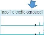 Il campo "codice sede", "codice posizione" e "importi a credito compensati" (della sezione): non vanno compilati.