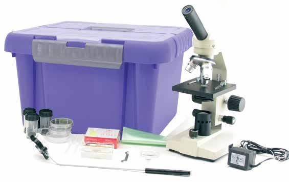 I due kit sono dotati di tutti gli strumenti necessari per un lavoro da campo e i microscopi in dotazione sono caratterizzati da un sistema di illuminazione rivoluzionario.