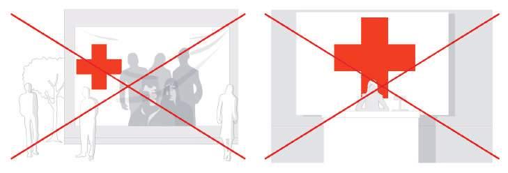 10. SEDI CRI 10.6 Bandiere Per quanto riguarda le bandiere con l'emblema della Croce Rossa ci sono alcune restrizioni.