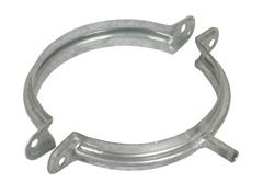 SISTEMI DI ASPIRAZIONE ACCESSORI ASPIRATORI Fascette stringi tubo per tubi flangiati con vite M 8x25 Raccordo a 45 galvanizzato, con flange