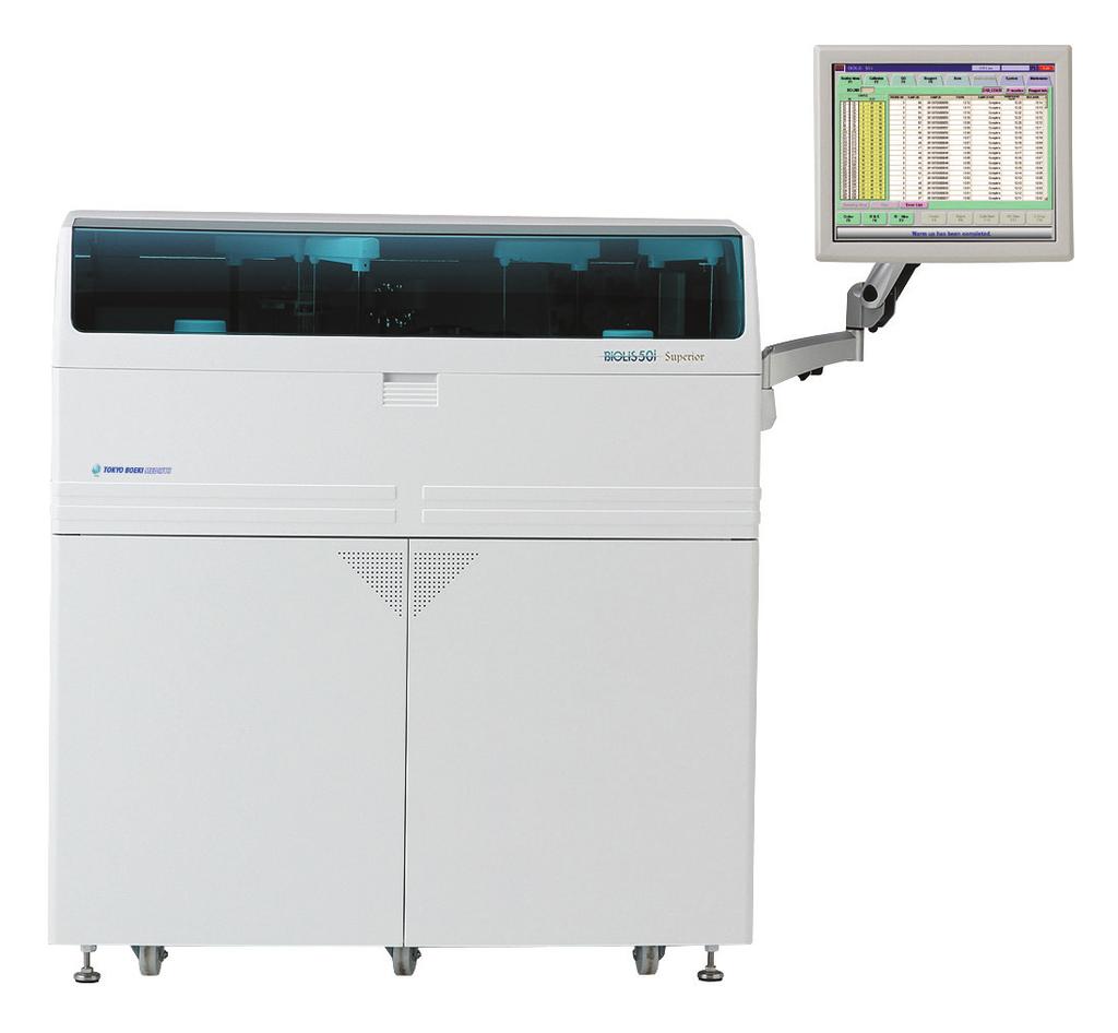 Chimica Clinica Biolis 50i New Analizzatore Biolis 50i Il Biolis 50i Premium è uno strumento automatico per i test di Chimica Clinica, soluzione di grande efficienza per i laboratori di analisi.