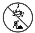 Controllare tutti gli elementi di lavoro (gancio, golfare, anelli, funi di brache, cavi, catene, ecc.) sott angolo di eccessiva usura o danneggiamenti.