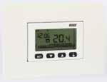 Dafne Cronotermostato 3 livelli temperatura LCD retroilluminato (frontalino intercambiabile) * Batterie 2x1,5 V (tipo AAA) Bianco   VE601100).