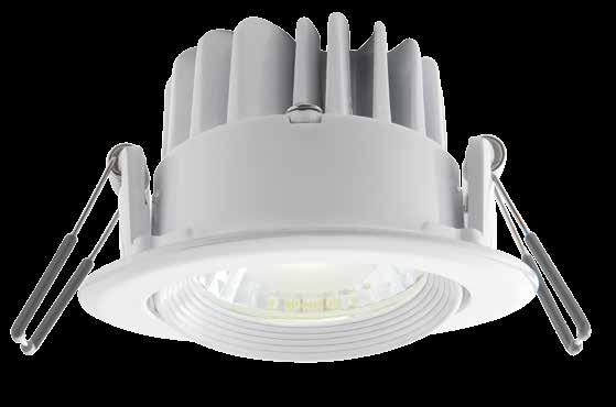 NEMI 5W LED Incassato LED orientabile ad alta potenza in pressofusione di alluminio, riflettore in alluminio e
