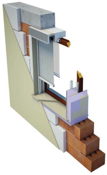 SPALLE COIBENTATE TIPOLOGIA EDILblok CON AVVOLGIBILE EDILblok CON FRANGISOLE EDILblok CON TENDA EDILblok CON PERSIANA N.B. è possibile progettare tutte le tipologie sia per serramenti a filo interno che in mazzetta ed integrare zanzariere a scomparsa.