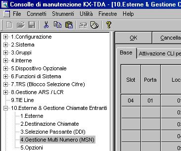 Per le voci necessarie, immettere i numeri e le selezioni appropriate. 5. Fare clic su [OK]. Per gli utenti della linea di risposta ISDN (Impostazione DDI): 1.