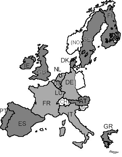 UE 1995 Aderiscono alla UE Austria,