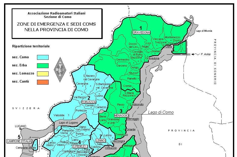 Mappatura Segnali Provincia di Como. ovembre 2009 Già da molto tempo pensavo di rifare un lavoro che era stato fatto parecchi anni orsono.