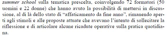 L impianto della ricerca tra ipotesi