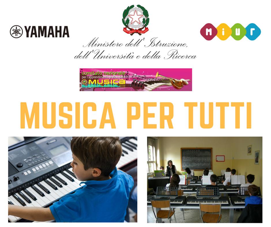 COLLABORAZIONI A partire da Marzo 2018 Yamaha ha iniziato un'importante collaborazione con il CNAPM (Comitato Nazionale per l'apprendimento Pratico della Musica per tutti gli studenti) ed il MIUR,