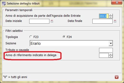 In interrogazione versamenti, dopo aver selezionato delegato e delegante, si accede al dettaglio di quanto versato.