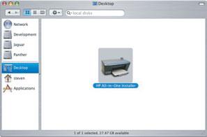 Utenti Macintosh: a Fare doppio clic sull icona HP All-in-One Installer.