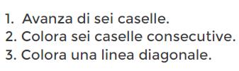 la casella con il colore Algoritmo immagine 1 Programmazione dell immagine 1 Avanti, riempi, avanti, riga