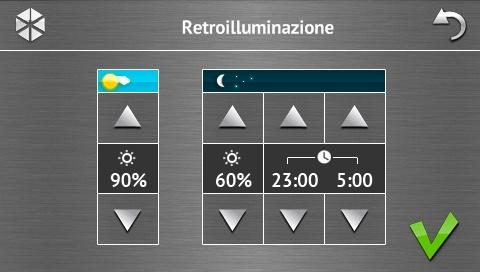 12 INT-TSG SATEL Retroilluminazione L intensità della retroilluminazione può essere configurata in un intervallo compreso tra 10-100%.