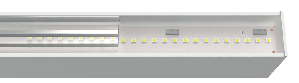 MODULO LUCE INNOVAZIONE DEL SISTEMA Il Plus innovativo del RAINBOW SYSTEM è la matrice luminosa, concepita per dare semplicità e modularità all intero sistema.