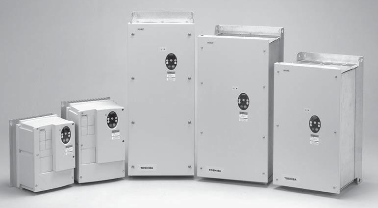 Specifi che e dimensioni Versioni IP55 Versione stand alone IP55 Filtri EMC integrati per ambiente civile (EN61800-3 C1) Gamma fi no a 75KW Dimensioni versioni Classe di tensione 400V trifase Potenza