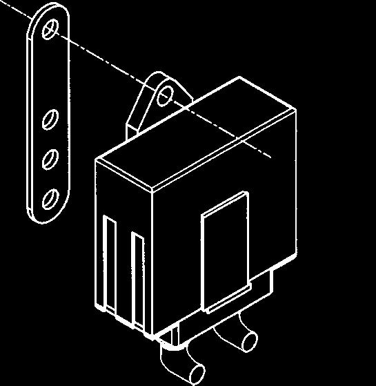 curvette a 90 in dotazione avvitandole sul Sensore con la parte di filetto più corta ed utilizzando sulle filettature il sigillante consigliato (Loctite n 93-21)