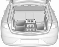 78 Oggetti e bagagli Informazioni sul carico Gli oggetti pesanti nel vano di carico devono essere posizionati contro gli schienali dei sedili.