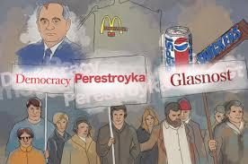 Una svolta si ebbe nel 1985 quando a capo del partito unico viene eletto Michail Gorbaciov che avviò una riforma, chiamata