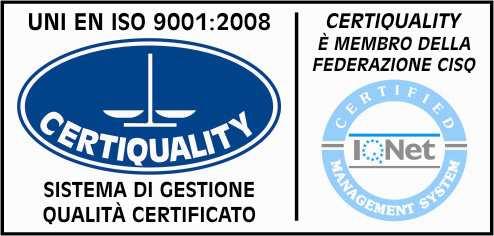 Direzione Amministrativa S.C. Politiche e gestione del personale Sistema di gestione qualità UNI EN ISO 9001:2008 Certificato CISQ/Certiquality S.r.l. n.7889, IQNet n.