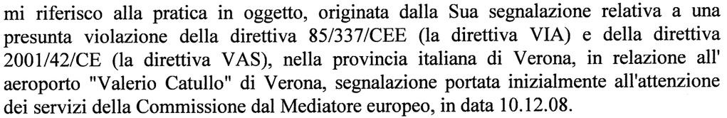 E per rimanere nell anno 2008, ricordiamo anche la lettera dell ENAC prot. 0020