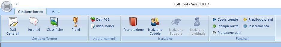 Manuale uso per il tesseramento effettuato con la funzione presente in FGBTool Per il corretto funzionamento della funzione si deve essere in possesso di un lettore di SmartCard debitamente