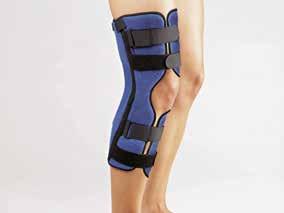 stabilizzanti modulabili Immobilizzatore per ginocchio con flessione a 20, a tre pannelli n immobilizzazione del ginocchio in posizione flessa in seguito a lesioni dei legamenti n materiale a tre