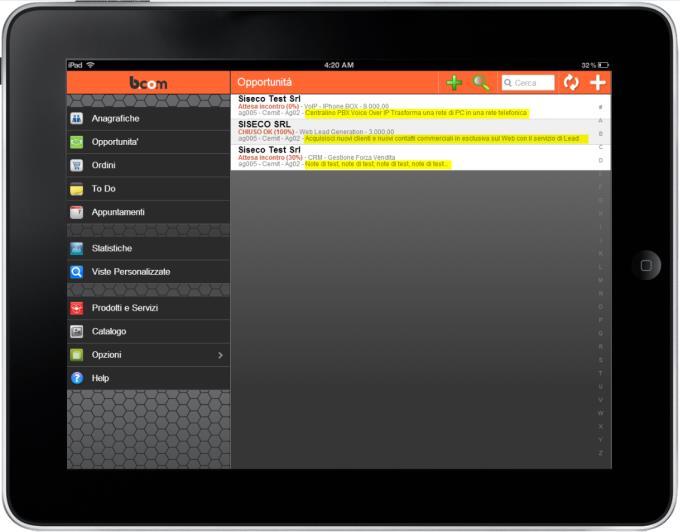 Rel. 7.8.6 Pag.9 APP CRM MOBILE Novità versione 2.7.2 Più funzionalità sul tuo Tablet e SmartPhone!