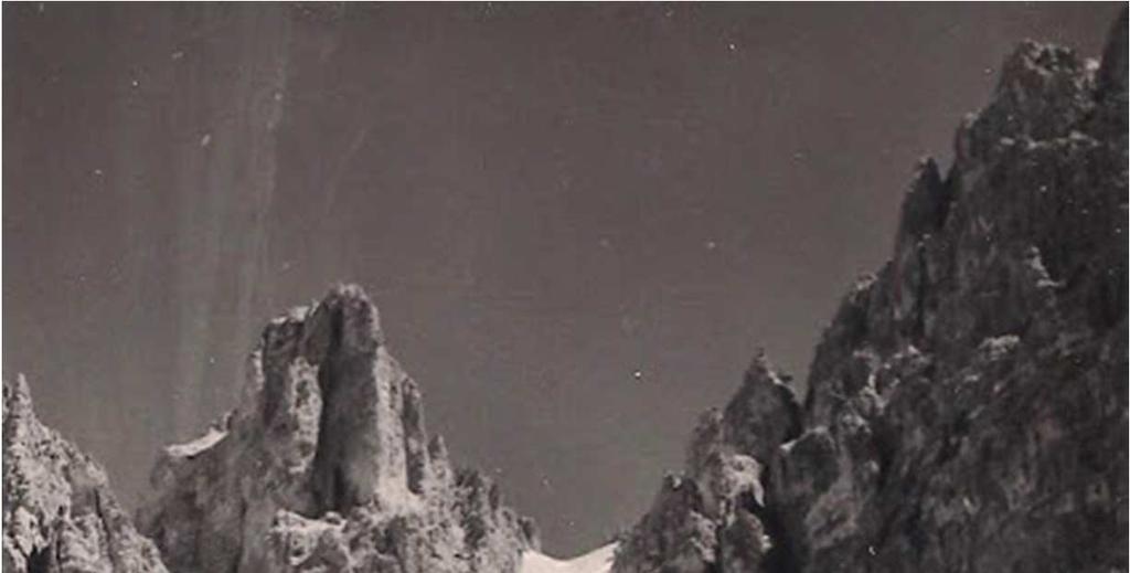 CORTINA: LA STAUNIES 1955 Impresa : 1955 - Lavori per Olimpiadi di Cortina 1956 Ero già nel campo dei montaggi funiviari, in particolare per conto di Graffer, per