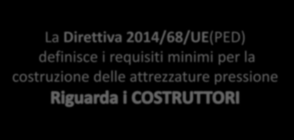 Gli Impianti a Pressione La Direttiva 2014/68/UE(PED)