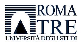 Università degli Studi Roma Tre Dipartimento di Ingegneria Corso di Laurea Ma