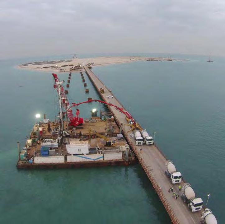 TREVI fondazioni speciali P3 Ponte temporaneo sul Golfo