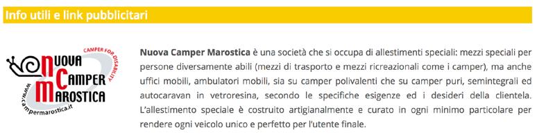 LINK Inserimento del link al sito Internet della struttura/società all interno di un articolo