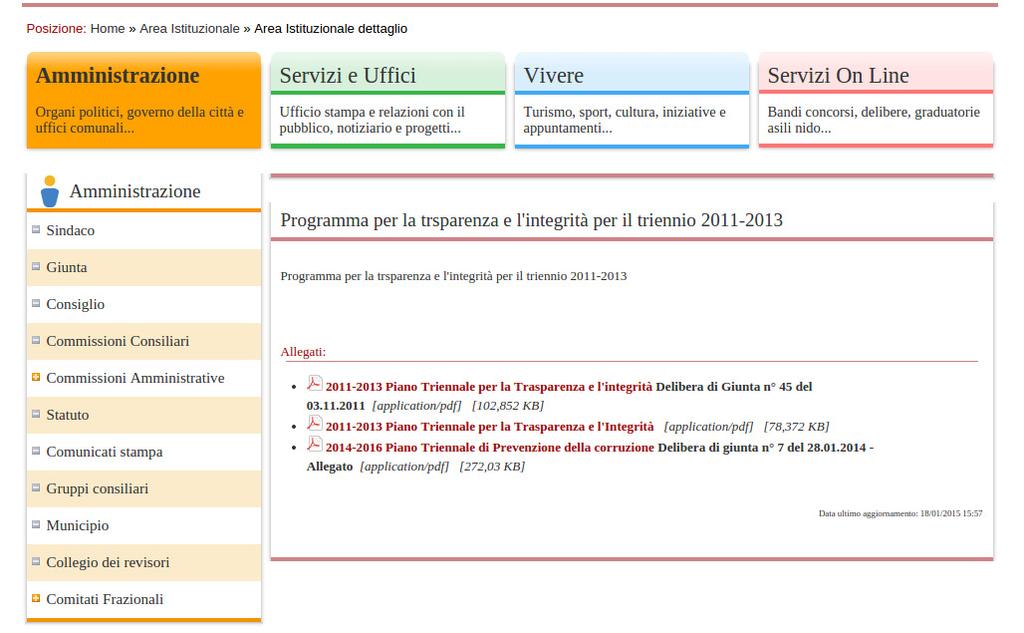 9.3 Trasferimento di una lista complessa Nel caso di lista complessa, solitamente non abbiamo dei contenuti da trasferire, ma un file tipo Excel che contiene le diverse righe.