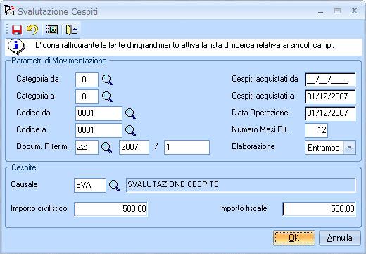 calcolo, il tipo documento e la causale che caratterizzeranno le registrazioni e la tipologia di elaborazione (civilistica, fiscale o entrambe).