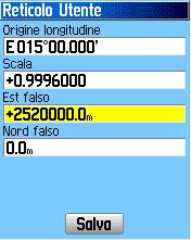 FORMATO POSIZIONE clicco sul click stick (enter) scelgo il formato posizione che interessa es.