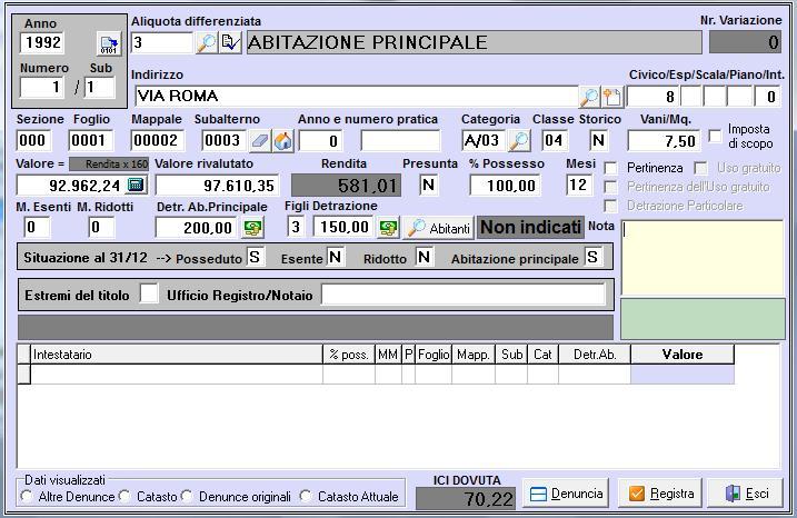 I.Mu. MODALITA operative Le modalità operative dell I.Mu. sono ovviamente similari a quelle di gestione dell I.C.I.. Alcune nuove funzionalità, come ad esempio la gestione della detrazione per i