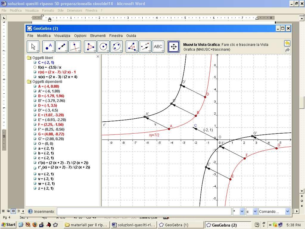 . Determina il coefficiente angolare della tangente all ellisse di equazione y y 6 nel suo punto di ascissa con y.