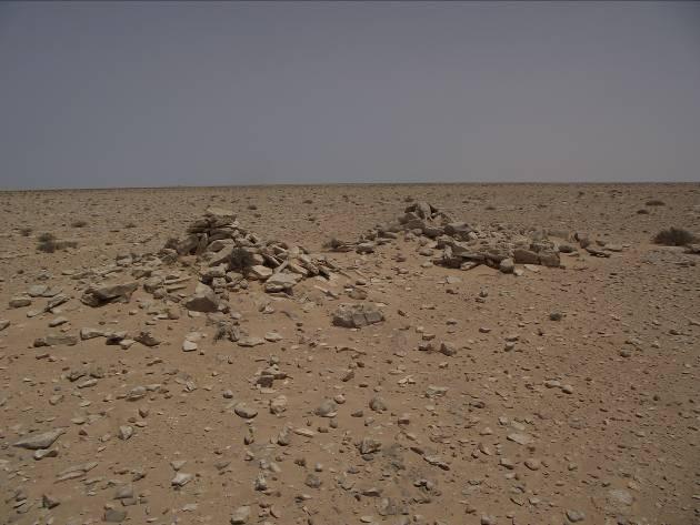 Alcune delle postazioni che sono presenti sul costone alle