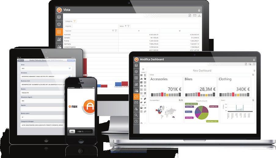 TRASFORMA LE INFORMAZIONI IN CONOSCENZA fornisce alle organizzazioni un accurata visione in tempo reale dell andamento del business aziendale.