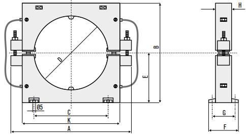 110 50 35 47 60 43 30 CT-1/60 100 110 50 60 47 60 43 30 CT-1/80 150 160