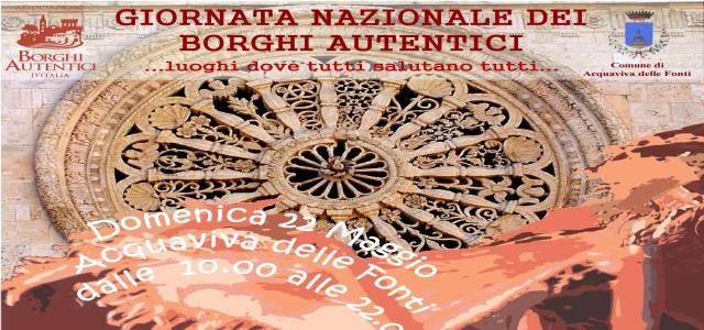 Il 22 maggio 2016 si svolgerà in 48 città italiane la Giornata Nazionale dei Borghi Autentici, con lo scopo di favorire l incontro fra esperienze diverse, tra comunità locali e viaggiatori, mettendo