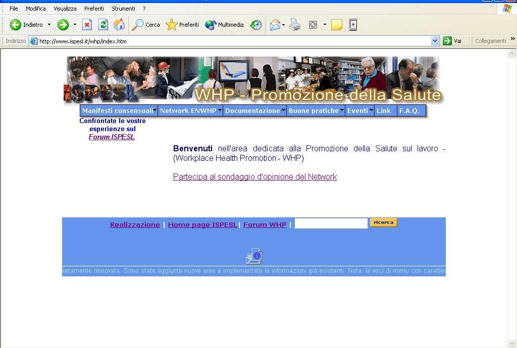 Strumenti informativi Sito Internet http://www.