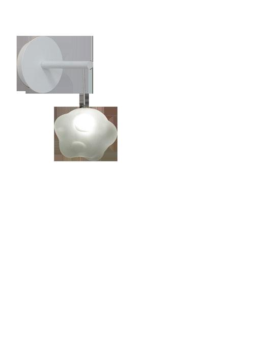 5890 Base Bianco/White L 15 x H 35 cm 1X G9 7W 3000K LED - 230V Fenice/AP C Cod.