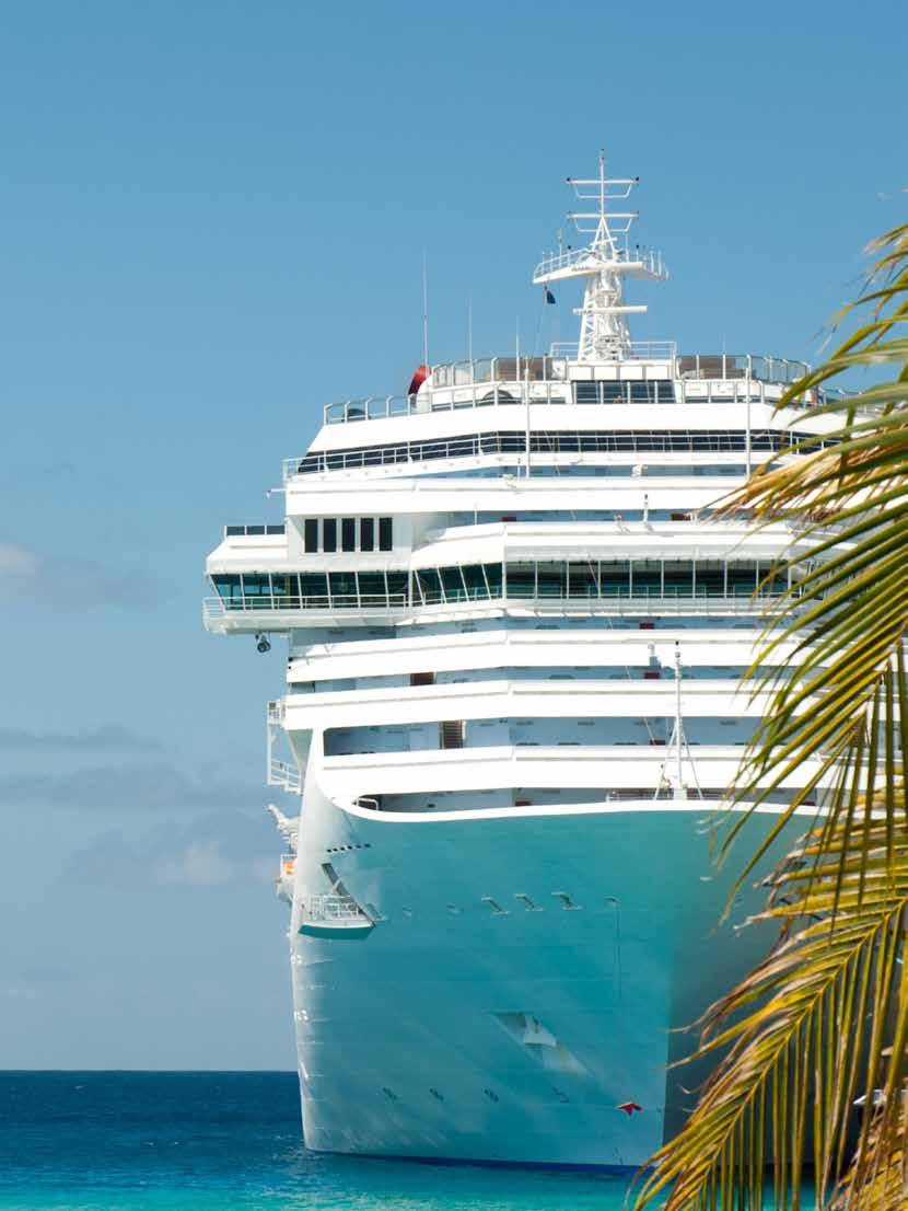 Carnival Cruise Ambach Marine Dove i ristoranti viaggiano sul mare.