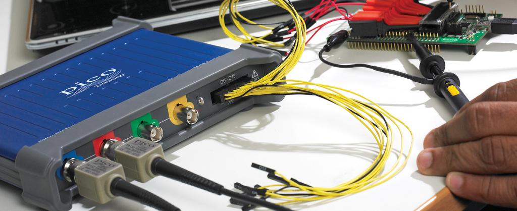 Panoramica oscilloscopi Tutti gli oscilloscopi presentano una connettività USB 3.0 SuperSpeed, una frequenza di campionamento di 1 GS/s e un generatore di forma d'onda arbitraria (AWG).