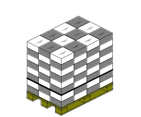 PALLETTIZZAZIONE PALLETIZATION Tipo Cartoni per strato Strati per pallet Cartoni per pallet Peso netto pallet Altezza del pallet Type Cartons per layer Layers per pallet Cartons per pallet Pallet net