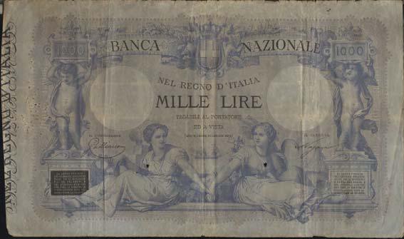 Banco di Sicilia - Biglietti al portatore (1866-1867) 500