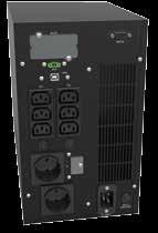 potenza Sovraccarico ammesso Modalità di funzionamento 3 IEC 320-C13 3 IEC 320-C13 6 IEC 320-C13 1 Schuko 2 Schuko 2 Schuko 230 Vac +/-1% monofase 50/60 Hz 3